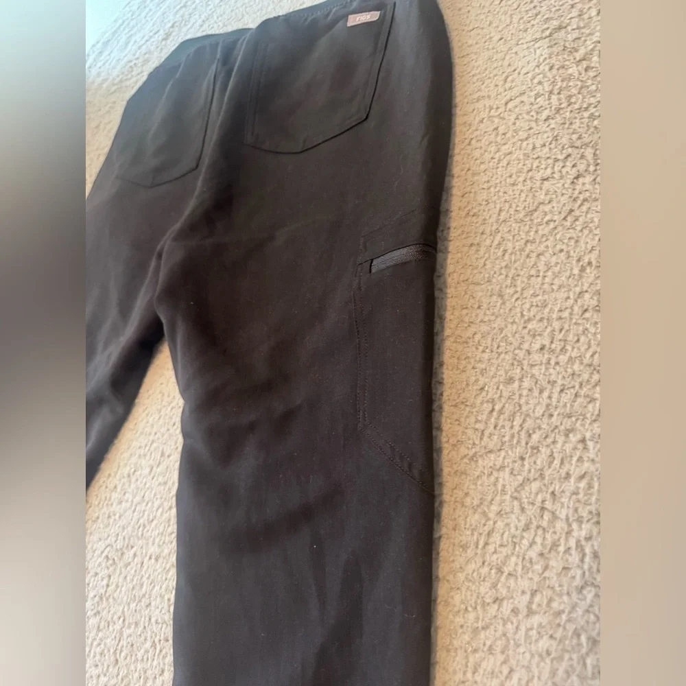 FIGS Women Scrub Pants S Black Jogger Zamora Drawstring STYLE#: W18SW2005 - Picture 7 of 15